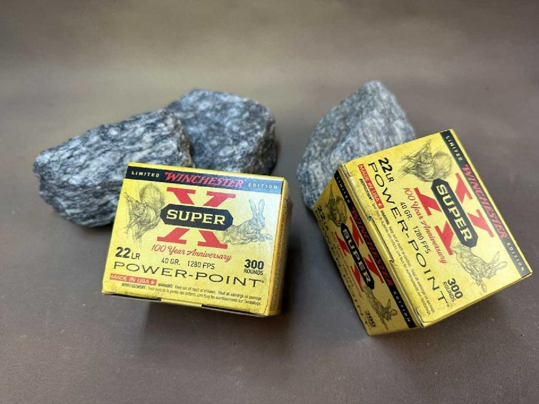 Winchester Super X Limited Edition: 600rds of 40gr Winchester Super X Limited Edition 100 Year Anniversary.