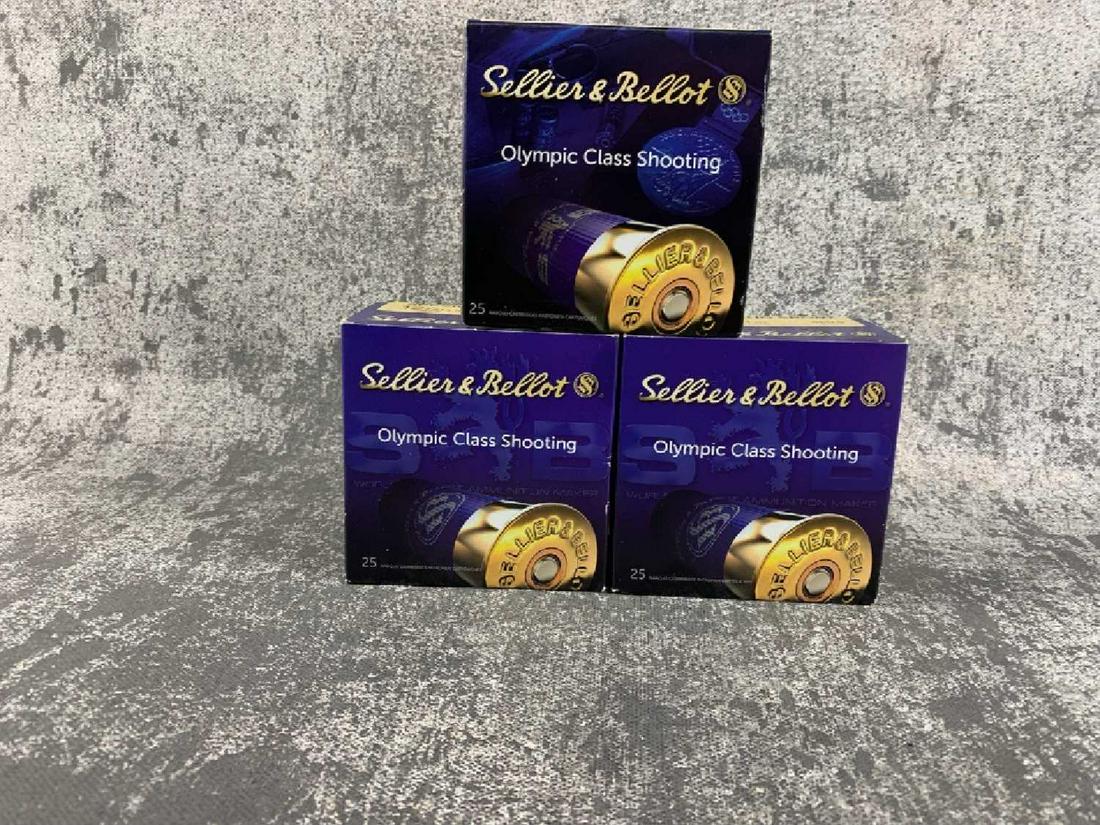 Sellier & Bellot 12GA: 75 rounds of 2 3/4" 1oz slugs. Sellier & Bellot 12GA
