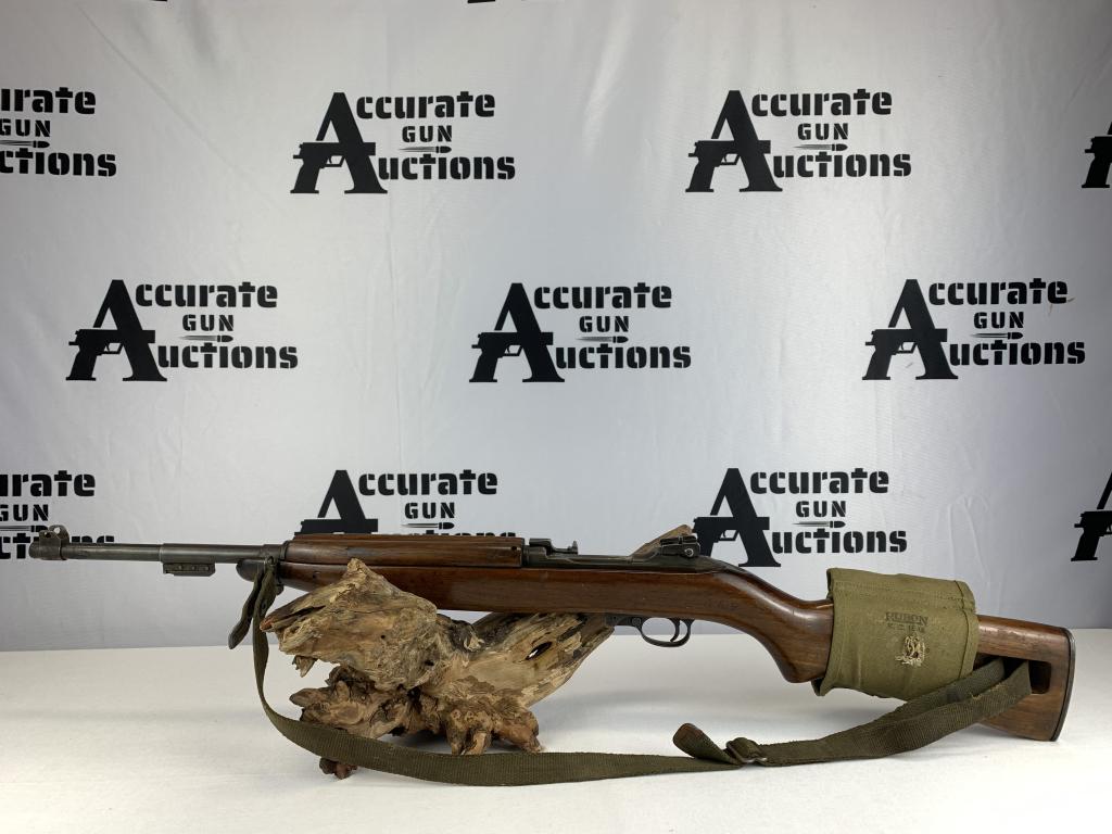 Winchester M1 carbine .30 cal: This M1 carbine is a very rare find with both magazines, and chambered .30 cal and military sling and mag pouch mounted makes for a great collectors piece. please see photos.