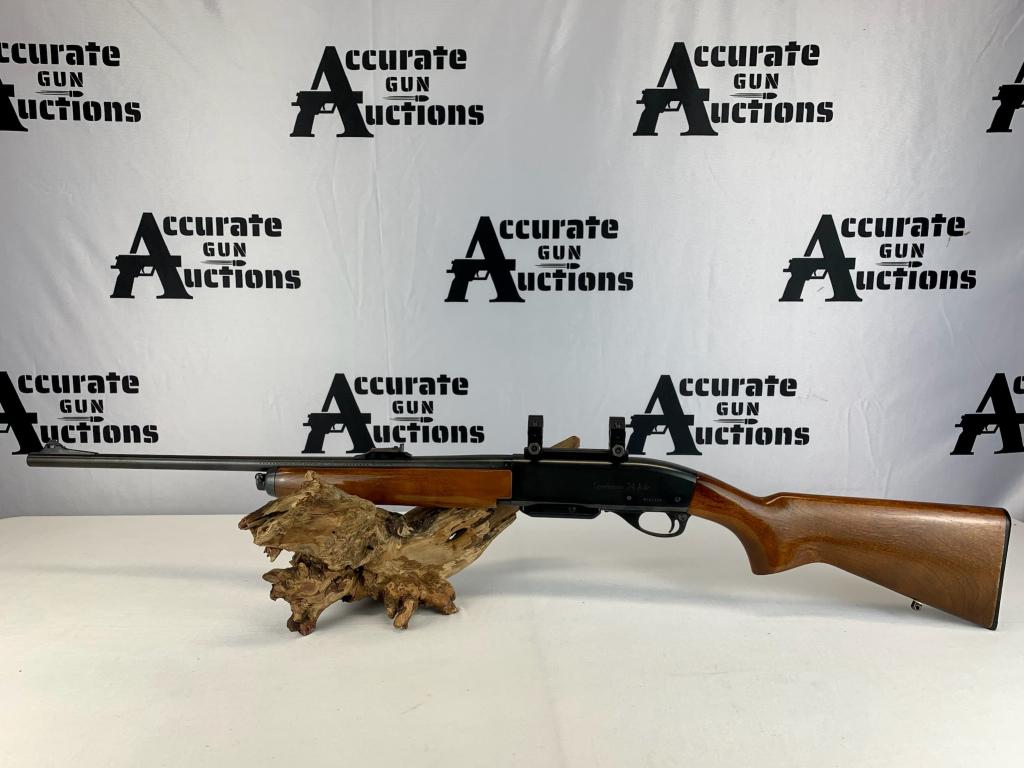 Remington Sportsman 74 Auto .30-06: This Rifle comes with 1 Magazine, Sling Studs, Picatinny Optics Rail with Scope mounting Hardware, Static Ramp front and rear sights. Please See Photos.