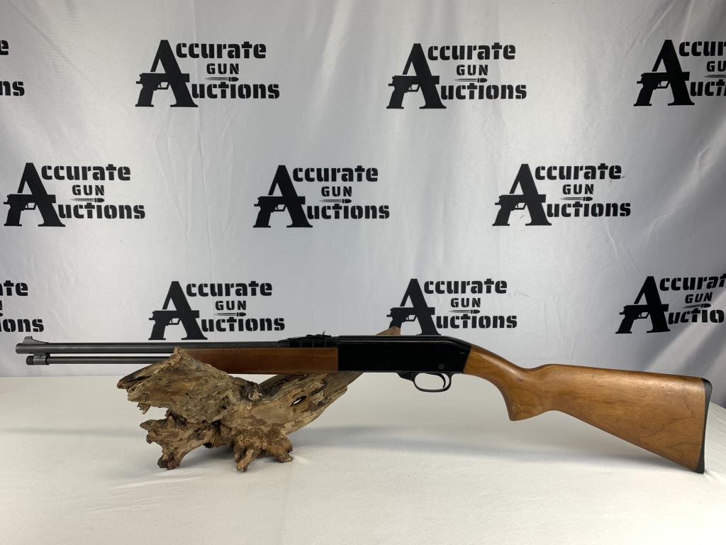 Sears Roebuck and Co 3T 22 S, L, LR: With an overall length of 39", this plinker comes with an adjustable rear sight, static front sight, magazine tube and good furniture. Be a great gun for the kids to learn on. Please see the photos.