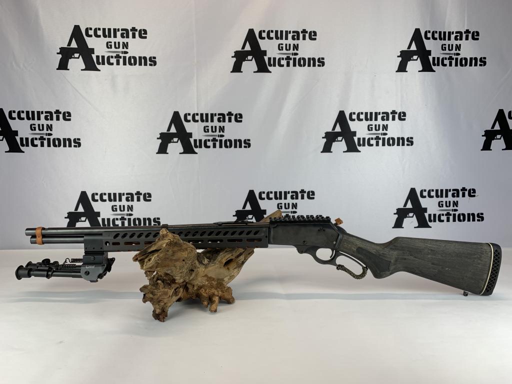 Marlin Glenfield Mod.0 30A 30-30: This Marlin has had a little of custom work done to it. Caldwell bipod, picatinny rail, custom rail and orange color put on it. Please see photos.