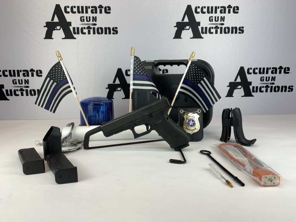 Glock 22 Gen 4 .40 S&W: Call 844-GUN-DEAL (844-486-9985) and own this Glock Grade A Law Enforcement buyback pistol today! Has a bright shiny bore with strong rifling. Shows minimal signs of handling/holster wear and comes wi