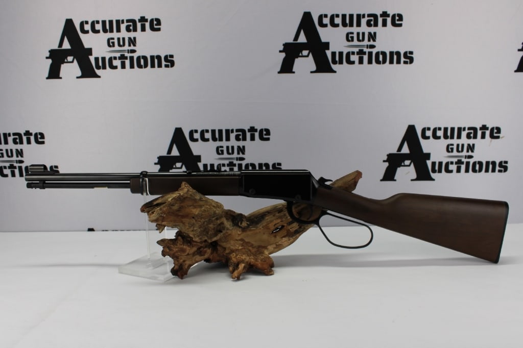 Henry Repeating Arms H001L .22 S/L/LR: Some classics never get old and that is certainly the case with the Henry H001L. This lever action .22 cal rifle features a 16in barrel, tube fed magazine and a fixed rear and hooded front sight. The