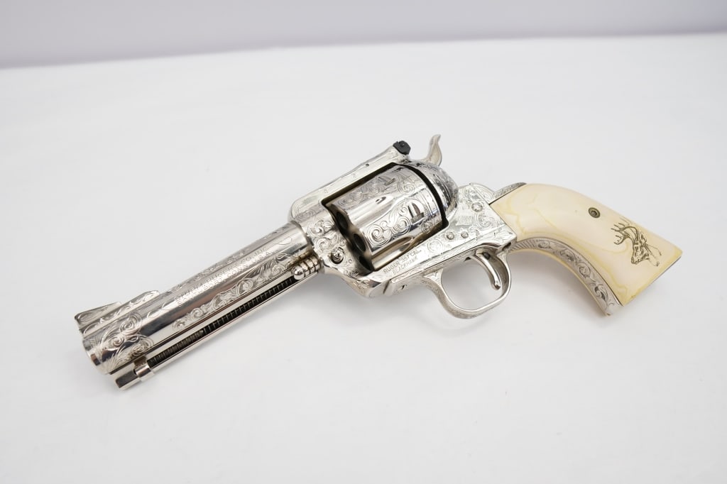 Ruger Blackhawk .357: The Ruger Blackhawk is a six-shot, single-action revolver manufactured by Sturm, Ruger & Co. Ruger introduced the Blackhawk in 1955. Chambered for the .357 Magnum, the Blackhawk was a simple and stron