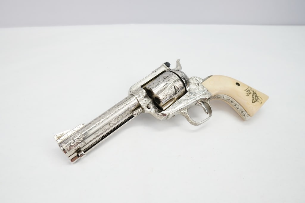 Ruger Blackhawk .357: The Ruger Blackhawk is a six-shot, single-action revolver manufactured by Sturm, Ruger & Co. Ruger introduced the Blackhawk in 1955. Chambered for the .357 Magnum, the Blackhawk was a simple and stron