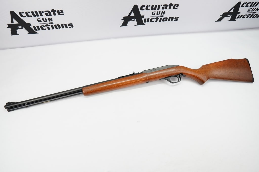 Marlin 60 .22 LR: One of Marlinâ€™s more popular rifle, this Model 60 features a 18 inch barrel JM micro groove barrel and has a tube fed magazine. The rifle is in excellent condition, showing some signs of use an