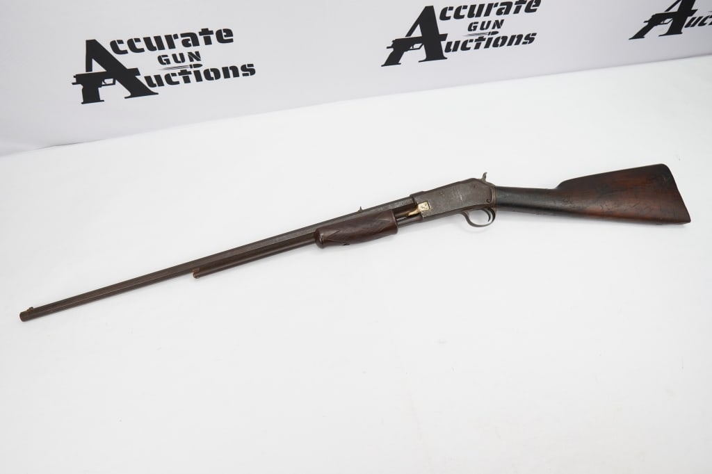 Colt Lightning Carbine 22 Cal: The Colt Lightning Carbine or Colt Lightning Rifle was a slide-action (pump-action) rifle manufactured by Colt from 1884 until 1904 with this model being dated to 1893 by the serial number (15688). Th