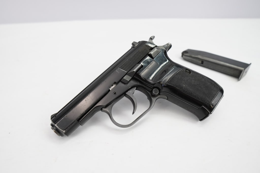 CZ 82 9x18: The CZ-82 is a compact pistol chambered in 9mm Makarov, or 9x18mm. It was designed for the Czechoslovakian military when the Soviet Union standardized the 9x18mm round. The pistol is a double action/s