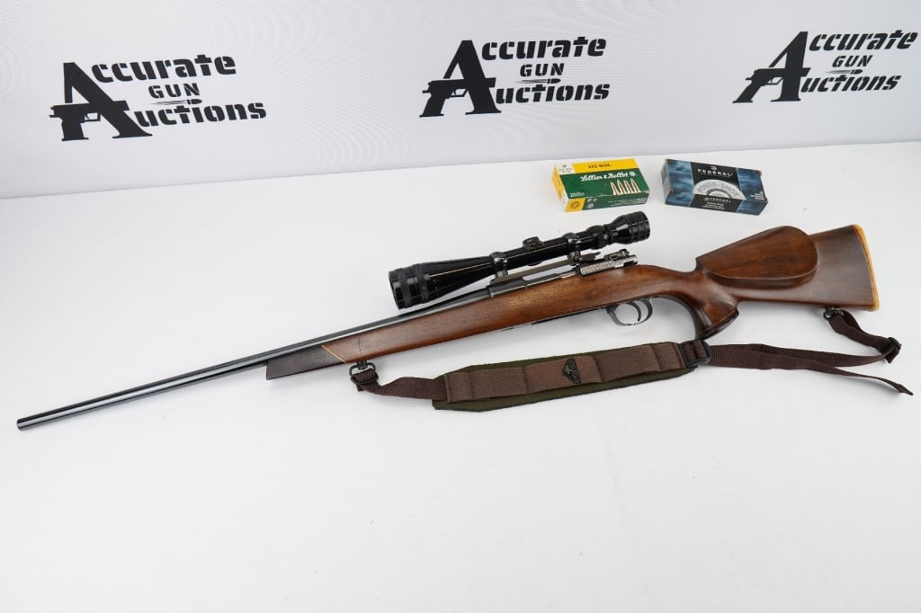 WAFFENFARRIK 1909 .243 WIN: The Argentine Mauser Model 1909 were Gewehr 98 pattern bolt-action battle rifles designed for the Argentine Army. They were produced both in Germany and in Argentina. The Mauser 1909 was a slightly mo