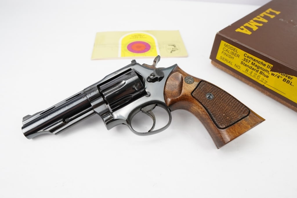 Llama Comanche III .357 MAGNUM: The Llama Comanche is a state-of-art revolver produced in Spain by the Gabilondo company. The company began business in 1904 making cheap pocket revolvers; during World War I, it moved to cheap automa