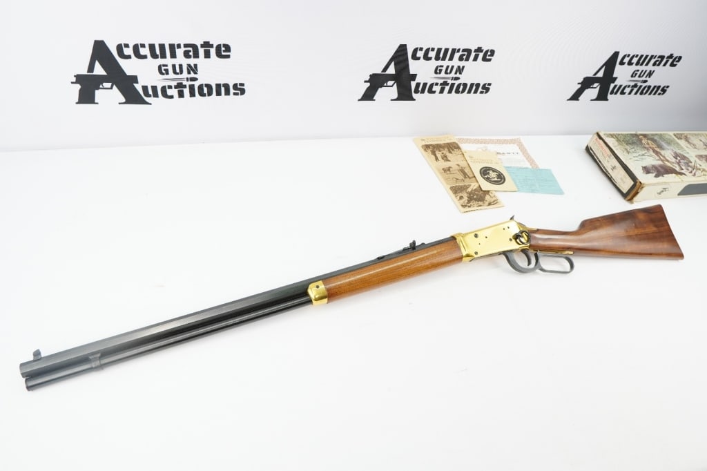 Winchester Centennial 66 30-30 WIN: 1966 was the Winchester Repeating Arms Company's 100th year of operation. To commemorate this occasion, Winchester produced a run of fancy Model 94 rifles. These were based on post 1964 Model 94's act