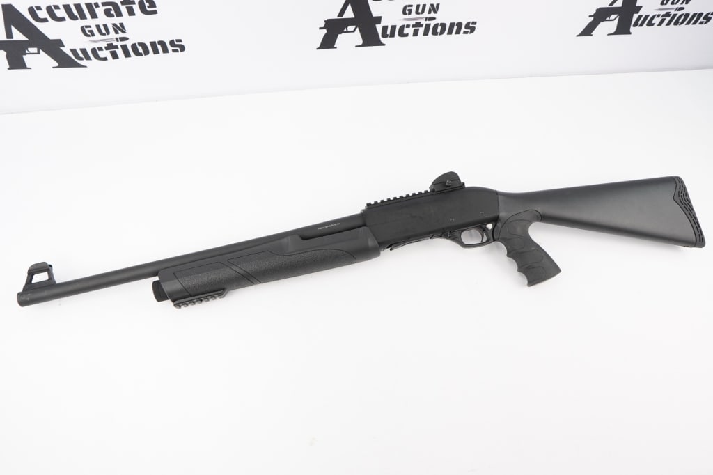 Citadel PAT 12 12 GA: The Citadel PAT shotgun has a three inch chamber, making this shotgun perfect for home defense. This model also features a padded butt stock, a top and bottom picatinny rail,20 inch barrel and ghost r