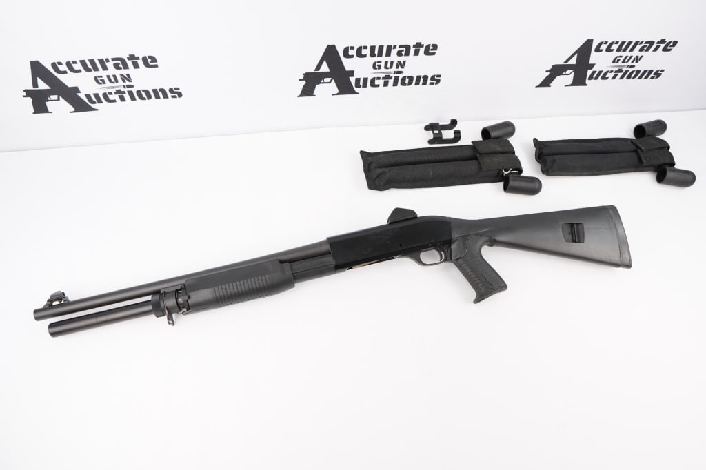 Benelli Armi M3 SUPER 90 Magnum 12 CL: The M3 Super 90 is a shotgun of Italian origin. It was developed by Benelli and is an improved version of the M1 Super 90. The M3 is one of the most common tactical shotguns in the world as it is one 