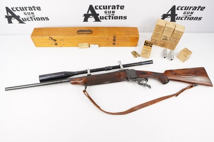 Farquharson Falling Block Rifle 22 Improved Zipper