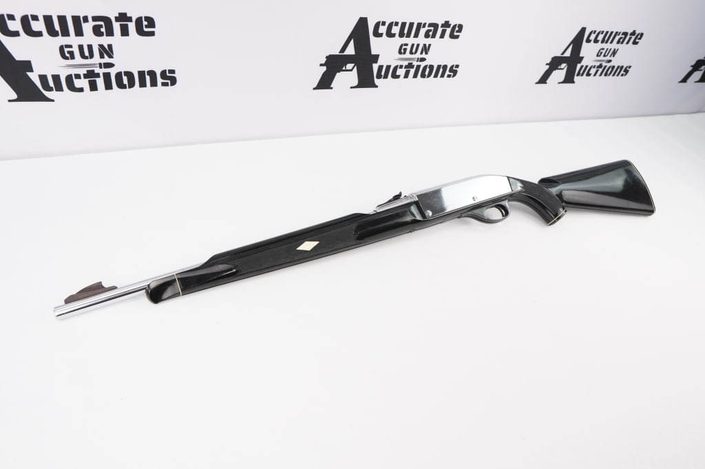 Remington Nylon 66 .22 LR: Remington made about one million of these guns in the 1960s-1980s, but less than 20% were Apache Black. The Nylon series rifles (stock and receiver) were made out of plastic, Dupont's "Zytel" Nylon. T