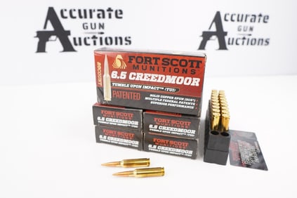 Fort Scott Munitions 100 Rounds 6.5 Creedmoor