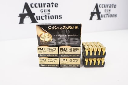 Sellier & Bellot 250 Rounds 45 Auto
