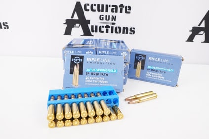 Rifle line 160 rounds 30-06