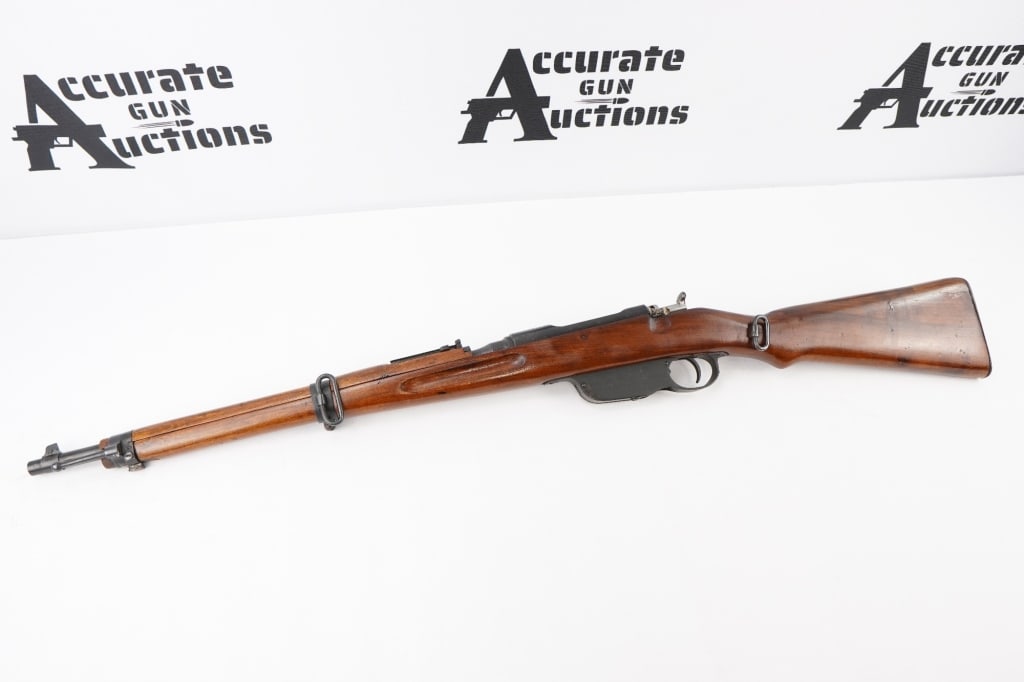 STEYR 95 8MM: The Steyr 95/30 8x56R straight-pull action carbine is still best of breed. The Model 1895 Steyr was modernized between world wars into the 95. This Hungarian Rifle is in Good condition showing Heavy s