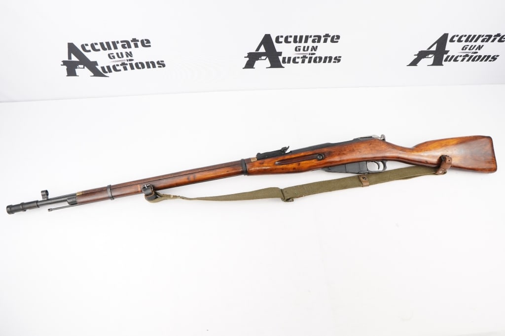 Mosin Nagant 91/30 7.62x54R: A Mosin Nugant rifle, 91/30, in 7.62x54R. The rifle's original serial number is 042782, the bolt, floor plate and butt plate are all stamped 2782. The rifle was imported by ATI. The rifle is dated 194