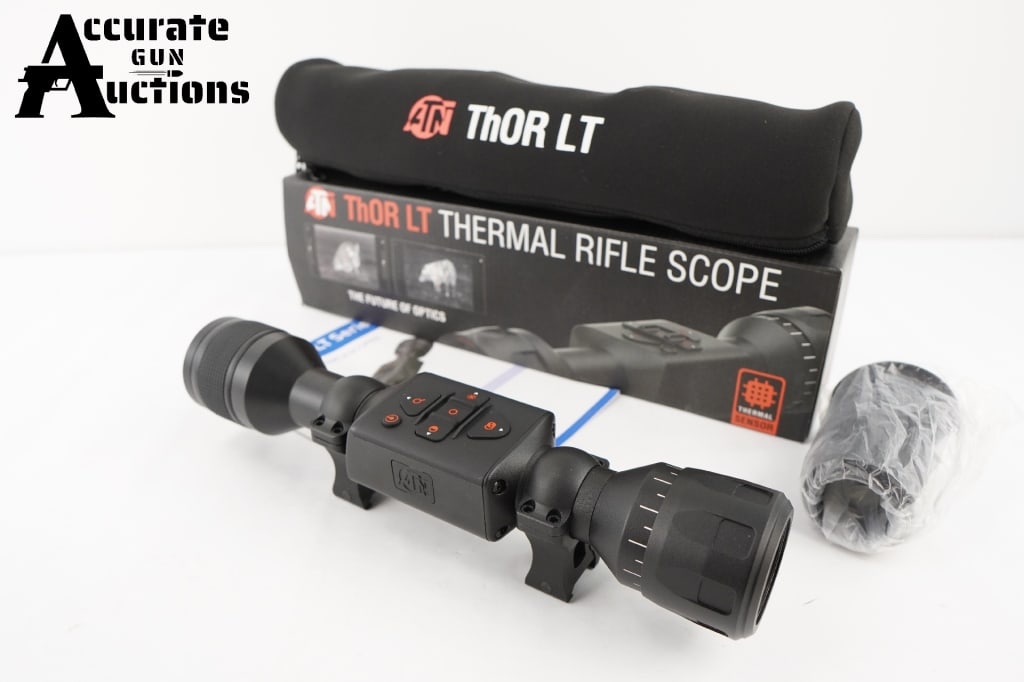 ATN Thor LT Thermal 3-6x: The ThOR LT, a powerful yet compact thermal rifle scopes series. It?s an amazing addition to the already proven ATN line of SMART thermal and night vision optics. In Like New Condition comes with the 
