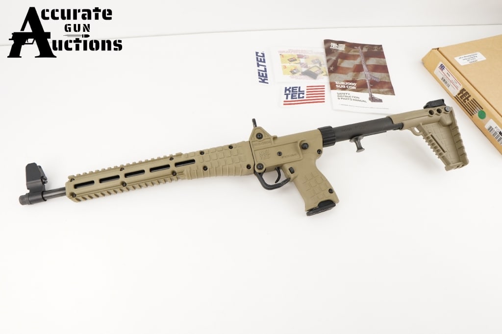 Kel-Tec Sub 2000 9x19: Experience the ultimate convenience in a 9mm firearm with the semi-automatic Sub-2000. This innovative design prioritizes convenience, making it the go-to choice for users seeking a compact solution. 