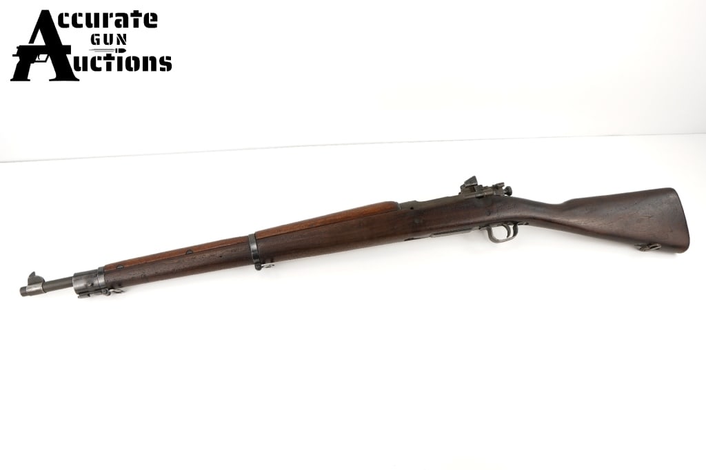 Remington 03-A3 30-06: Dated back to December of 1943, this Remington 03-A3 is a WWII classic. Chambered in 30-06, this rifle is in very good condition for its age. The stock is stamped ?FJA? on the left side by the trigger