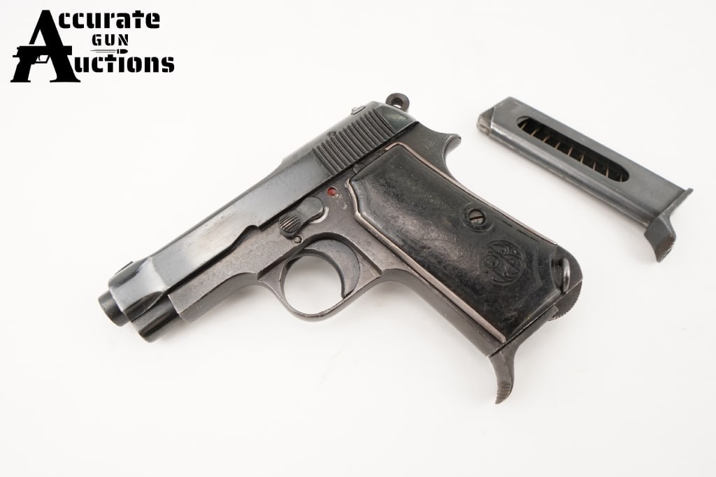 Beretta M1934 .380 ACP: The Beretta Model 1934 is an Italian compact, semi-automatic pistol which was issued as the service pistol of the Royal Italian Army beginning in 1934. This Beretta 1934 was manufactured 1943-1945 bas