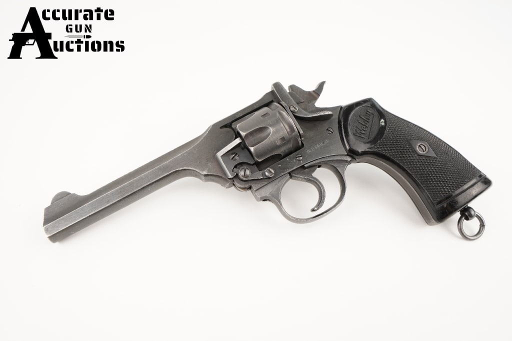 Webley Mark IV .38: The Webley Mk I service revolver was adopted in 1887 and the Mk IV rose to prominence during the Boer War of 1899?1902. At the end of the First World War, the British military decided that the .455 ca