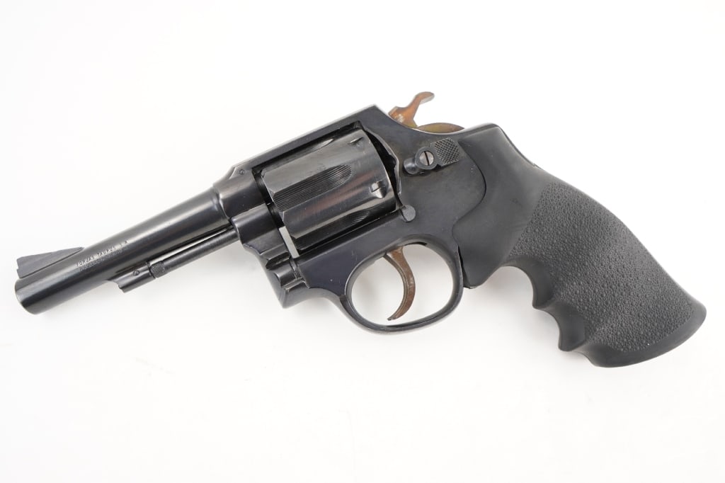Taurus 80 .38 SPL: The Taurus Model 80 is Taurus's version of the Smith & Wesson Model 10. The Taurus 80 is a six-shot revolver chambered for the .38 special round. It has fixed sights, small hardwood grips, and a heavy