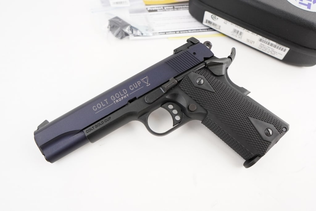 Walther Colt Gold Cup Trophy .22 LR: A classic firearm this iconic requires no introduction. Superior performance and remarkable reliability will make this a shooting experience you will never forget.Walther brings a modern flair to a qu
