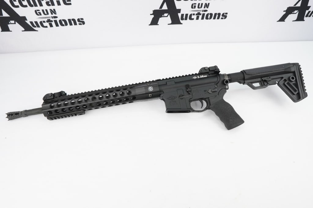 YHM YHM-15 5.56 Nato: YHM offers an extensive line of fully-customized rifles in a variety of popular calibers. You won't find any "cookie-cutter" guns here. This YHM-15 is chambered in 5.56 Nato and features a 18? barrel