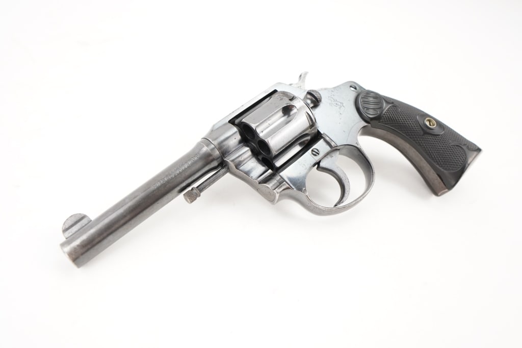 Colt Police Positive .38: The Colt Police Positive is a small-frame, double-action revolver featuring a six-round cylinder, chambered for either .32 or .38 caliber. Designed primarily for sale to federal, state, or local law e