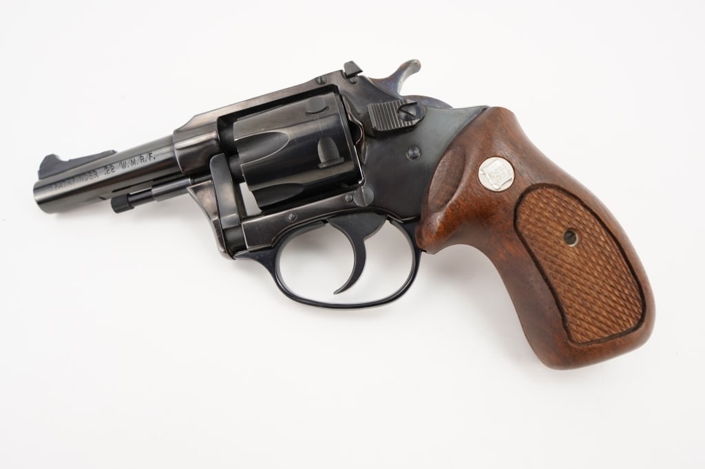 Charter Arms Pathfinder .22 WMRF: Charter Arms versatile Pathfinder is a great introductory revolver for the novice shooter or anyone who needs a low recoil revolver. It has the look, feel and weight of a higher-caliber revolver, allo