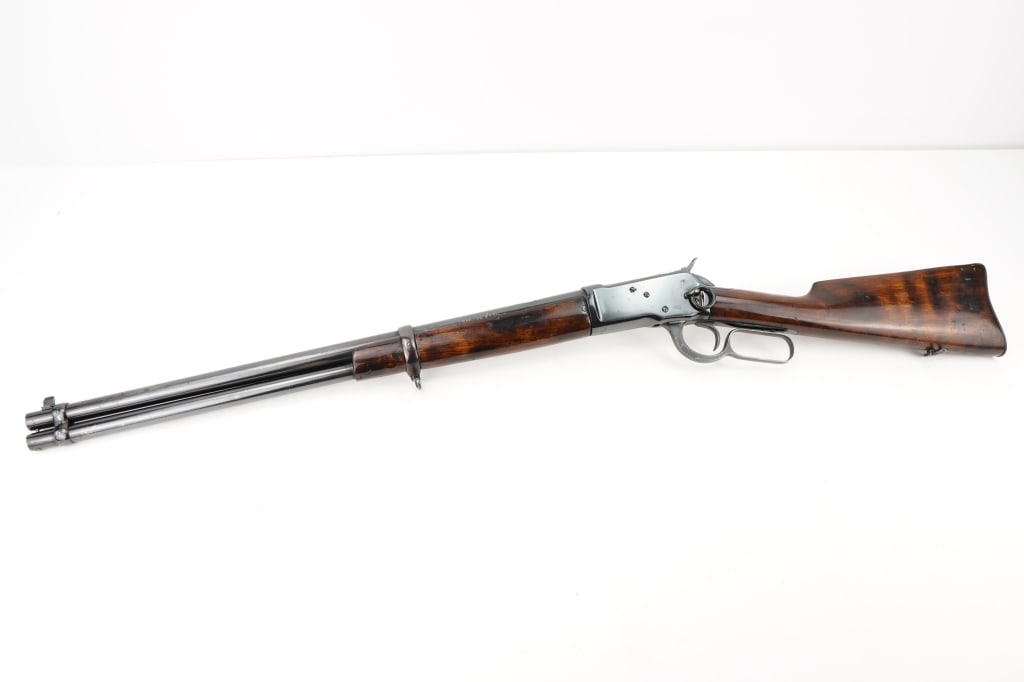 NVM NVM .44 MAG: This vintage rifle appears to built on the Marlin/ Winchester lever action platform but bears no manufacture marks. The rifle is chambered in .44 MAG and features a 20" barrel. The rifle is in very go