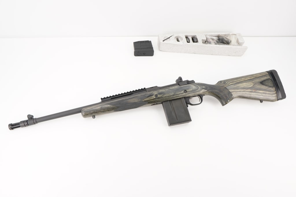 Ruger Gunsite Scout .308 Win: The Ruger M77 Gunsite Scout Rifle was named the winner of the 2011 Rifle of the Year Award by the Shooting Industry Academy of Excellence. The receiver is rollmarked Ruger Gunsite Scout, commemorating