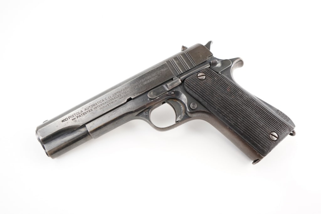Hafdasa Ballester-Molina 11.25mm: The Ballester–Molina is a pistol designed and built by the Argentine company Hispano Argentina Fábrica de Automóviles SA. From 1938 to the early 50’s. Approximately only 113,000 were made. All N