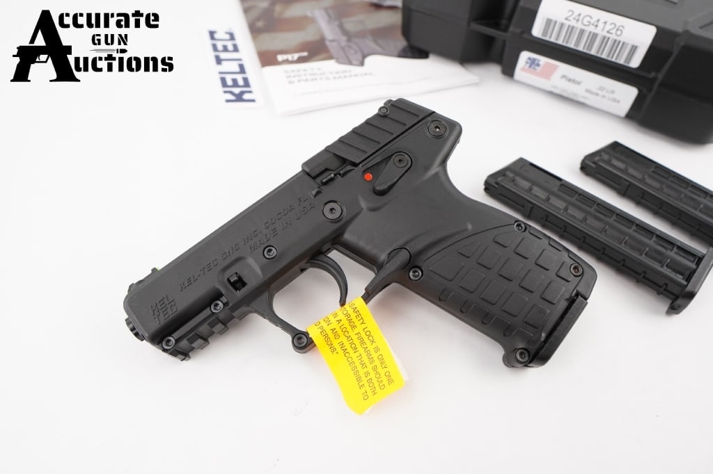 Kel-Tec P17 .22 LR: At less than 14-ounces fully loaded, and barely longer than a dollar bill, the P17 is concealable for pretty much anyone. This Pistol comes with the original box and 3 mags. This pistol is in excellen