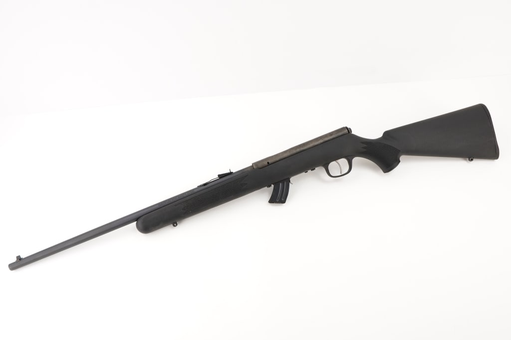 Savage Mark II .22 LR: Savage Mark II .22 LR, a bolt-action rifle known for its reliability and precision. A staple in the .22 caliber market, this firearm is ideal for small-game hunting, target shooting, and training. The