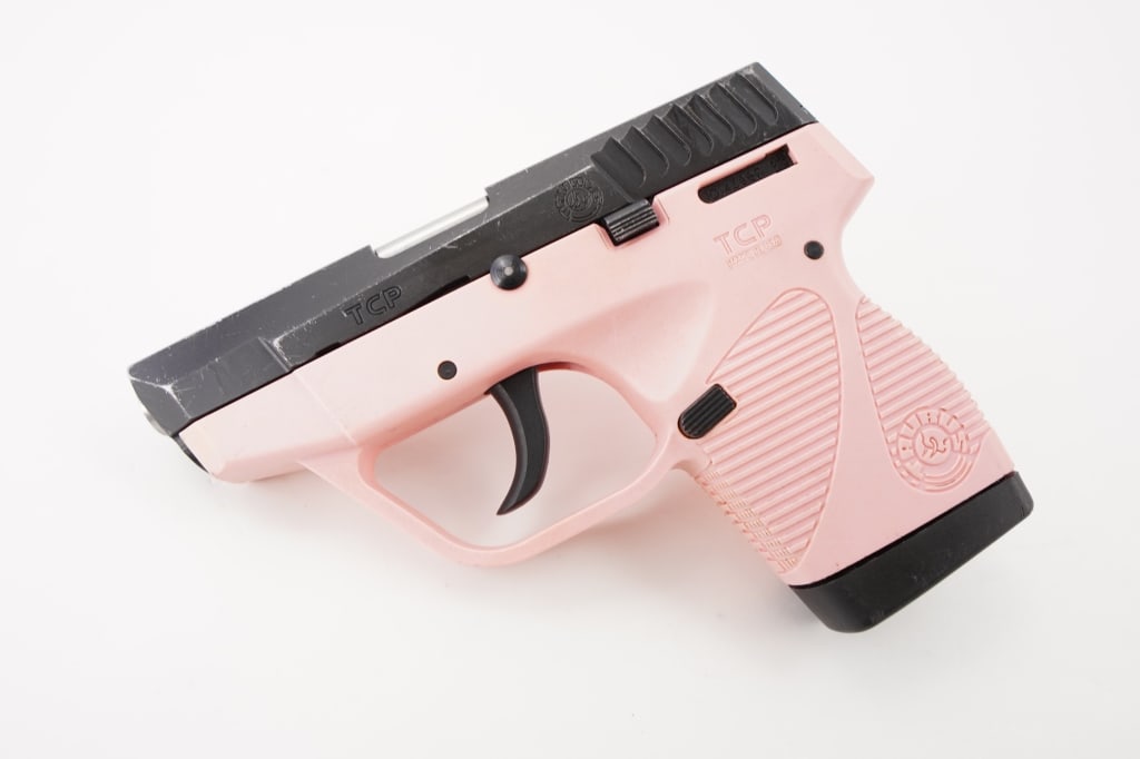 Taurus TCP .380 ACP: This Taurus TCP .380 ACP is a compact, reliable concealed carry pistol, designed for those seeking a lightweight firearm that doesn’t compromise on performance. Chambered in .380 ACP. The pistol fea