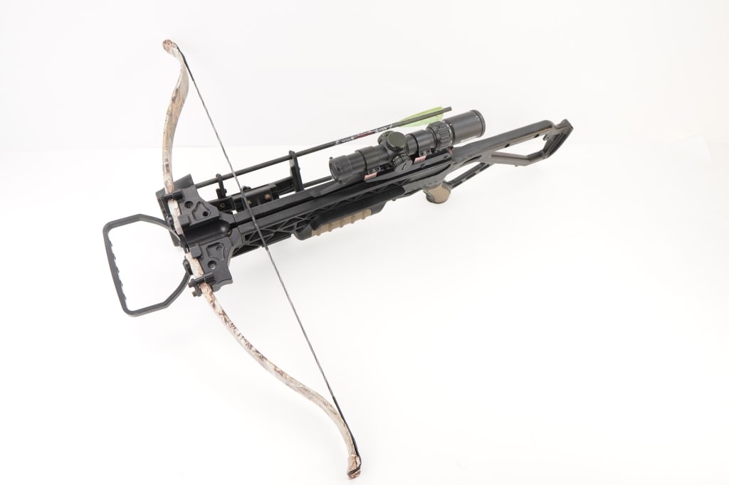 Excalibur GRZ2 Crossbow: The Excalibur Crossbow Matrix GRZ2 is made for any hunter and any condition. It's rugged and reliable to ensure you get maximum performance in the field. The bow is in good condition and sold with two