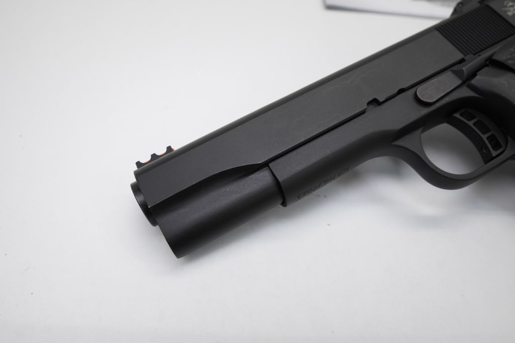 Rock Island Armory M1911 A2 FS-Tact II 10 MM: The ACP AP INT M1911 A2 FS-Tact II 10MM is a modern variant of the iconic M1911, designed for tactical precision and durability. Manufactured in 2020, it boasts a stainless-steel frame, advanced recoi