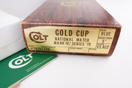Colt Gold Cup Series 70 .45 ACP "1981"