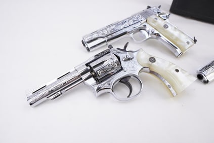 Llama Engraved Set .45/.380/.357 MAG