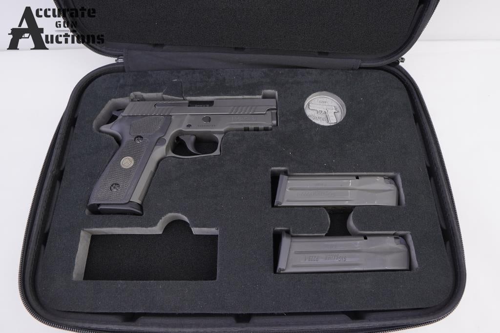 Sig Sauer Inc P229 Legion 9x19: Sig Sauer P229 Legion 9mm Luger 3.9in Legion Gray Cerakote Pistol - 15+1 Rounds - Sig Sauer's Legion series has a Legion Gray PVD finish on the slide and frame which has a reduced and contoured elite 
