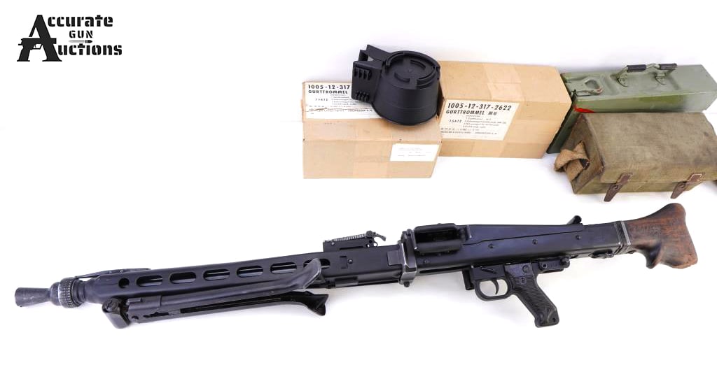 Ice House MFG MG-42 S .308 WIN: Make: Ice House MFG Model: MG-42 S Caliber: .308 WIN Action: Semi Barrel: 21 Bore: Bright Serial # 819 Condition: Very Good The infamous ?BUZZ SAW? of WW II. This is a very well built semi-automatic v
