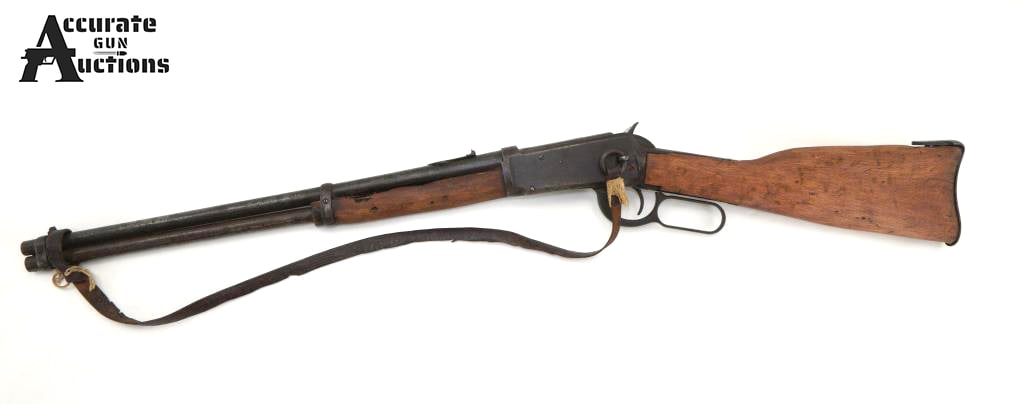Winchester 1894 30 WCF: Make: Winchester Model: 1894 Caliber: 30 WCF Action: Lever Barrel: 20 Bore: Bright Serial # 648964 Condition: Good Winchester 1894 .30 WCF manufactured in 1914. This carbine has seen some better days 