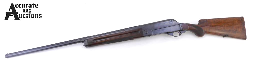 Walther Toggle-Locked Automatic 12ga: Make: Walther Model: Toggle-Locked Automatic Caliber: 12ga Action: Semi Barrel: 29.5 Bore: Bright Serial # 1022 Condition: Very Good Importer: NIM "Collectable" Manufactured between 1922-1931, this