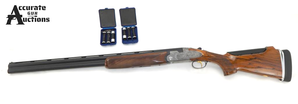 Beretta 687 EELL Diamond Pigeon 12GA: Make: Beretta Model: 687 EELL Diamond Pigeon Caliber: 12GA Action: Break Barrel: 29.5 Bore: Bright Serial # L09161B Condition: Very Good Importer: Beretta USA Manufactured in 1996 as per date code.